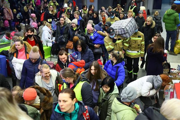 Берлин переполнен украинскими беженцами