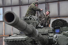 Российские военные применили новый вид маскировки на Украине