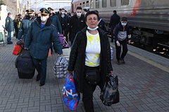 Путин назвал число прибывших в Россию беженцев из Донбасса и Украины